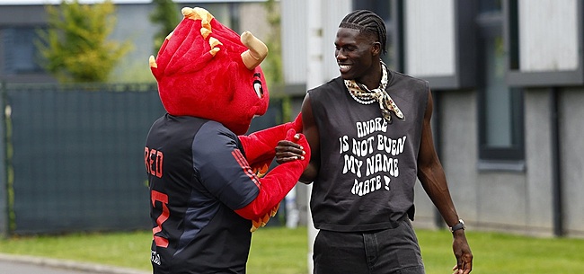 Diables : le tshirt d'Onana fait le spectacle à Tubize